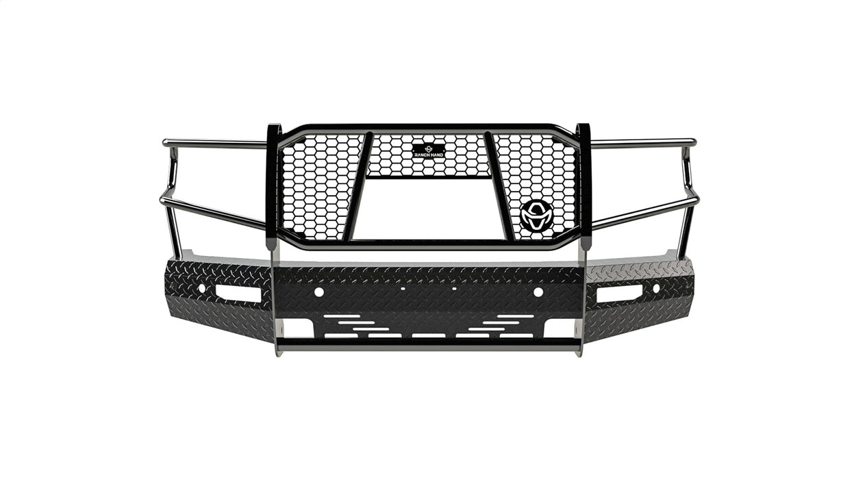 Ranch Hand FSD19HBL1C Summit Series Front Bumper; Retains Factory Tow Hook And Fog Lights; - Truck Part Superstore