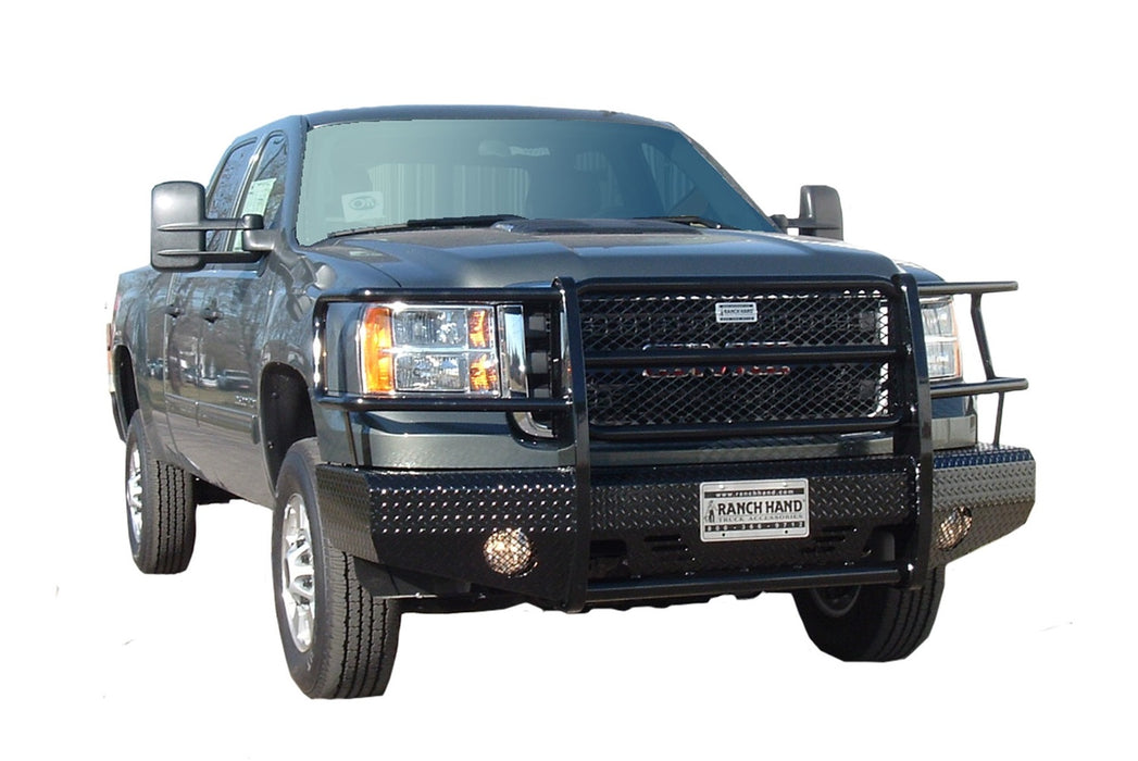 Ranch Hand FSG111BL1 Summit Series Front Bumper; Retains Factory Tow Hook And Fog Lights; - Truck Part Superstore