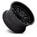 Fuel 1PC D76020008247 D760 20X10 8X6.5 G-BLK -18MM - Truck Part Superstore