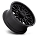 Fuel 1PC D76020908257 D760 20X9 8X6.5 G-BLK 20MM - Truck Part Superstore