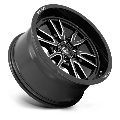 Fuel 1PC D76118909450 D761 18X9 6X120 G-BLK MILL 01MM - Truck Part Superstore