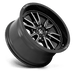 Fuel 1PC D76118909450 D761 18X9 6X120 G-BLK MILL 01MM - Truck Part Superstore