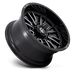 Fuel 1PC D76120008247 D761 20X10 8X6.5 G-BLK MILL -18MM - Truck Part Superstore