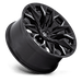 Fuel 1PC D80320908450 D803 20X9 6X5.5 G-BLK-MILL 1MM - Truck Part Superstore
