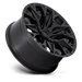 Fuel 1PC D80420908450 D804 20X9 6X5.5 BLK-OUT 1MM - Truck Part Superstore