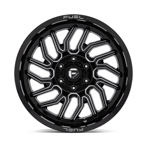 Fuel 1PC D80720008447 D807 20X10 6X5.5 G-BLK-MILL -18MM - Truck Part Superstore