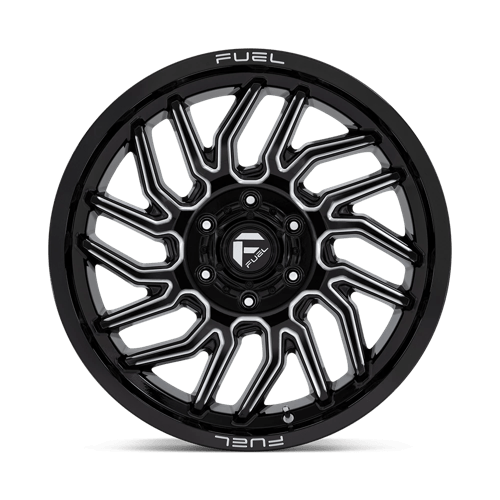 Fuel 1PC D80720908957 D807 20X9 6X135 G-BLK-MILL 20MM - Truck Part Superstore