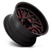 Fuel 1PC D80820008447 D808 20X10 6X5.5 G-BLK MILL-RT -18MM - Truck Part Superstore