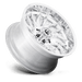 Fuel 1PC D80920008447 D809 20X10 6X5.5 POL-MILL -18MM - Truck Part Superstore