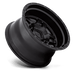 Fuel 1PC D79917908435 D799 17X9 6X5.5 BLK-OUT -38MM - Truck Part Superstore