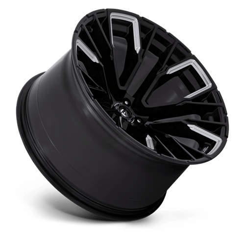 Fuel 1PC D84922207547 D849 22X12 5X5.0 G-BLK-MILL -44MM - Truck Part Superstore