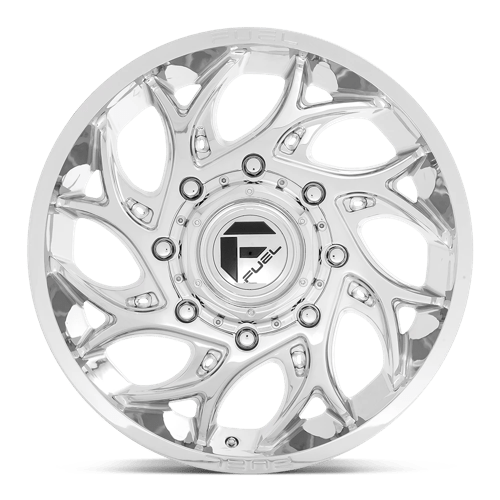 Fuel 1PC D74020828D D740 20X8.25 8X6.5 CHR-PLATED 105MM - Truck Part Superstore