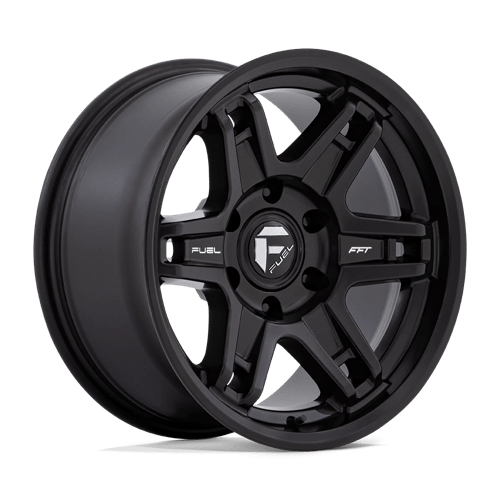 Fuel 1PC D83617858442 D836 17X8.5 6X5.5 MT-BLK -15MM - Truck Part Superstore