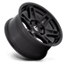 Fuel 1PC D83617858442 D836 17X8.5 6X5.5 MT-BLK -15MM - Truck Part Superstore