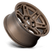 Fuel 1PC D83717858442 D837 17X8.5 6X5.5 MT-BRNZ -15MM - Truck Part Superstore