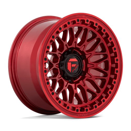 Fuel 1PC D75817908445 D758 17X9 6X5.5 GL-RED -12MM - Truck Part Superstore