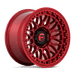 Fuel 1PC D75817908445 D758 17X9 6X5.5 GL-RED -12MM - Truck Part Superstore