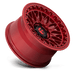 Fuel 1PC D75817908445 D758 17X9 6X5.5 GL-RED -12MM - Truck Part Superstore