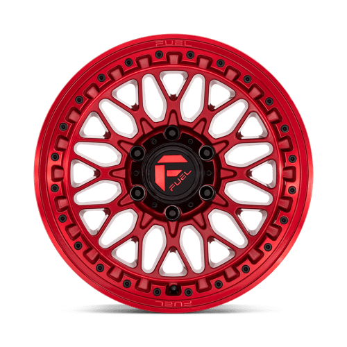 Fuel 1PC D75817908445 D758 17X9 6X5.5 GL-RED -12MM - Truck Part Superstore