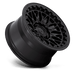 Fuel 1PC D75717908445 D757 17X9 6X5.5 MT-BLK -12MM - Truck Part Superstore