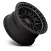 Fuel 1PC D75917908445 D759 17X9 6X5.5 MT-BLK-DDT -12MM - Truck Part Superstore