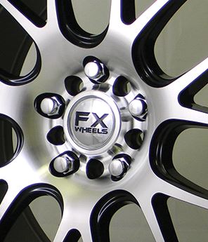 TrailFX FX20FX50GBFCAP FX20 And FX50 Ser 4 and 5 Lug Bolt Patterns Gloss Black Sgl - Truck Part Superstore