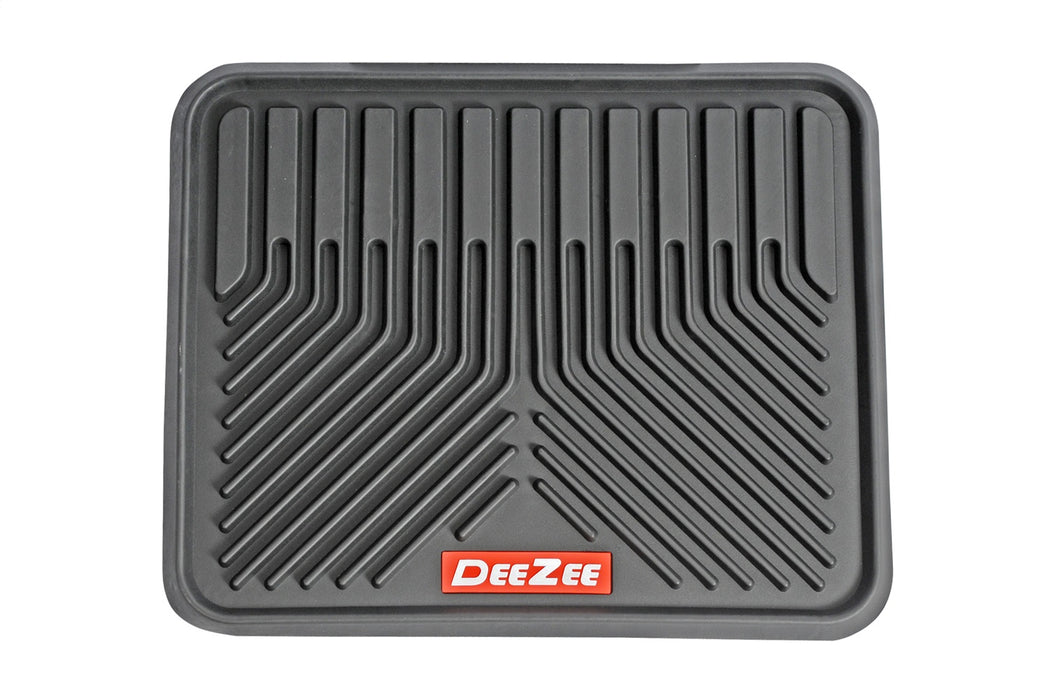 Dee Zee DZ90713 All Weather Floor Mats; Rear; W 17 in. x H 17 in.; Sold In Pairs; - Truck Part Superstore