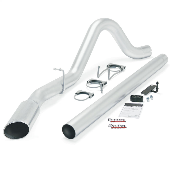 Banks Power 49780 Monster Exhaust System; Single; S/S-Chrome Tip-2008-10 Ford 6.4L; ECSB-CCSB - Truck Part Superstore