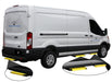 Carr 501977 WTS; 24" Retractable Step (Ford Transit Van,Rear Door); XP3 Blk /XP7 Sfty Ylw - Truck Part Superstore