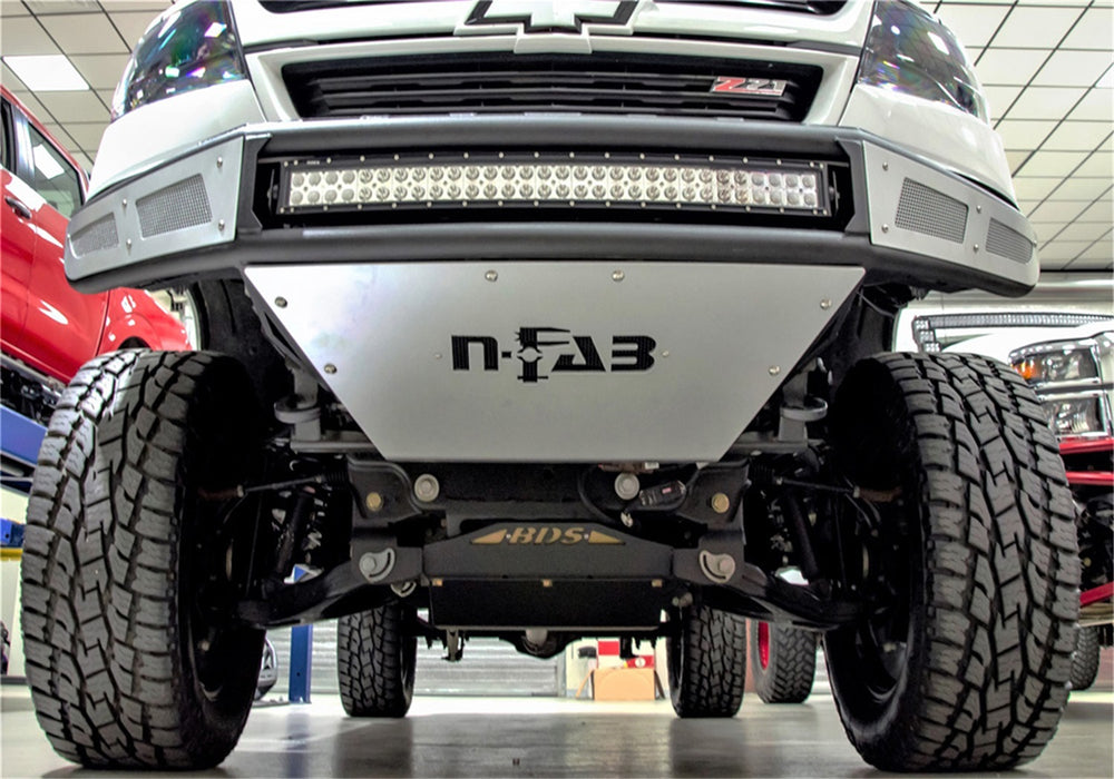 N-Fab G151MRDS-TX M-RDS PreRunner Front Bumper (1 Pc) w/Skid Plate-15-22 Colorado-TX Blk - Truck Part Superstore