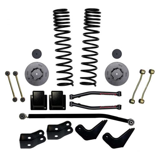 Skyjacker G350PELT 3.5 Inch Front Dual Rate Long Travel Coil Spring Lift Kit with Rear Metal Coil Spring Spacers and Shock Extensions 2020-2022 Jeep Gladiator JT Non-Rubicon Skyjacker - Truck Part Superstore