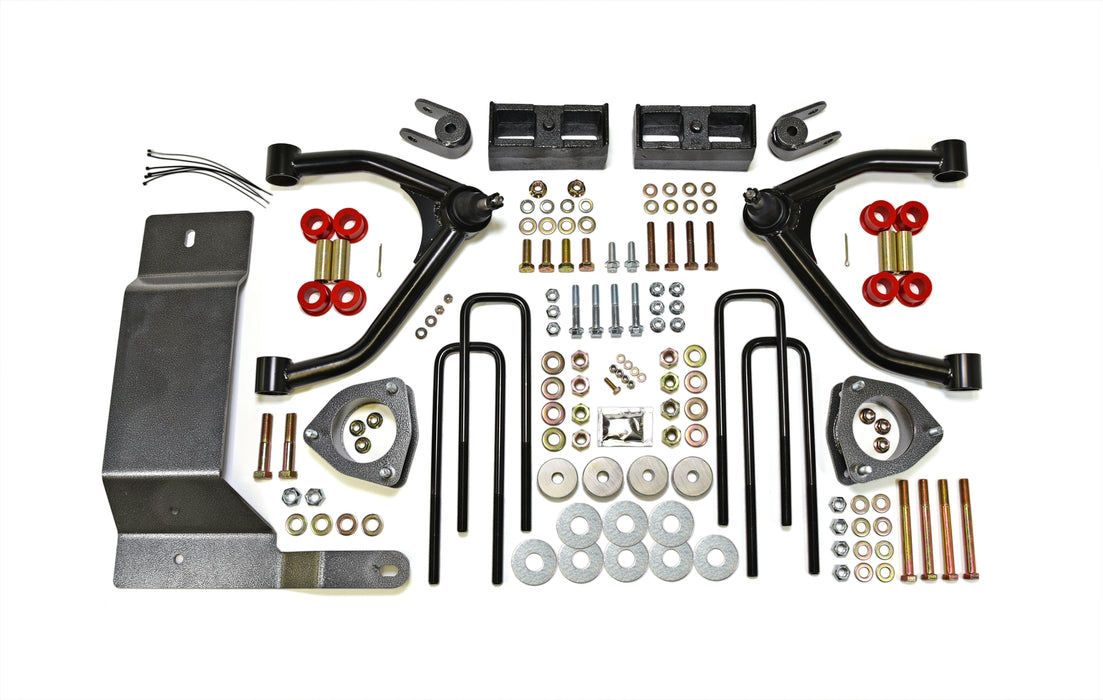TrailFX G40SL1 4 In Front Lift 1-3/4 In Rear Lift W/O Shock Absorbers Black - Truck Part Superstore