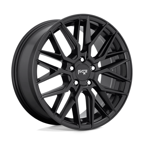 Niche 1PC M1901880F8+42 M190 18X8 5X112 MT-BLK 42MM - Truck Part Superstore