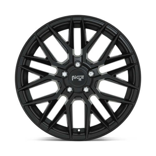 Niche 1PC M1901880F8+42 M190 18X8 5X112 MT-BLK 42MM - Truck Part Superstore