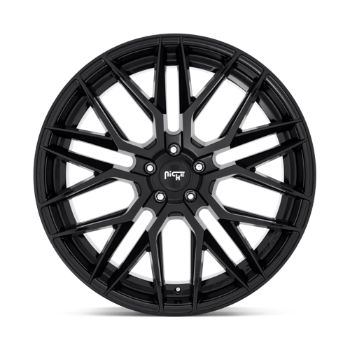 Niche 1PC M224229075+35 M224 22X9 5X5.0 GL-BLK 35MM - Truck Part Superstore