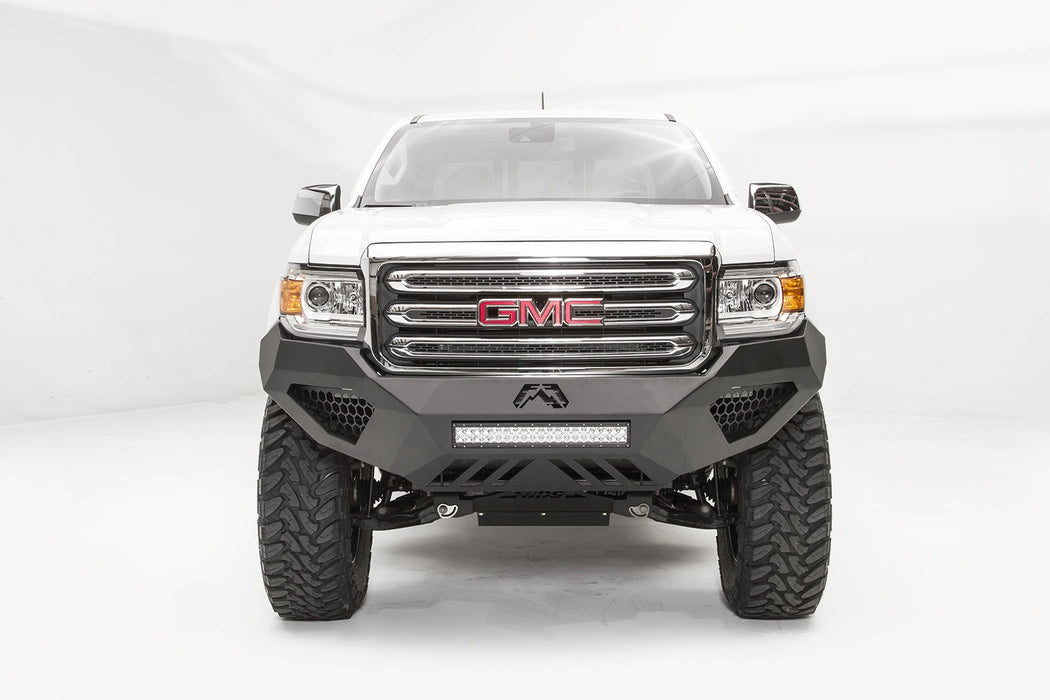 Fab Fours GC15-D3451-1 Vengeance Front Bumper; 2 Stage Black Powder Coated; No Guard; - Truck Part Superstore