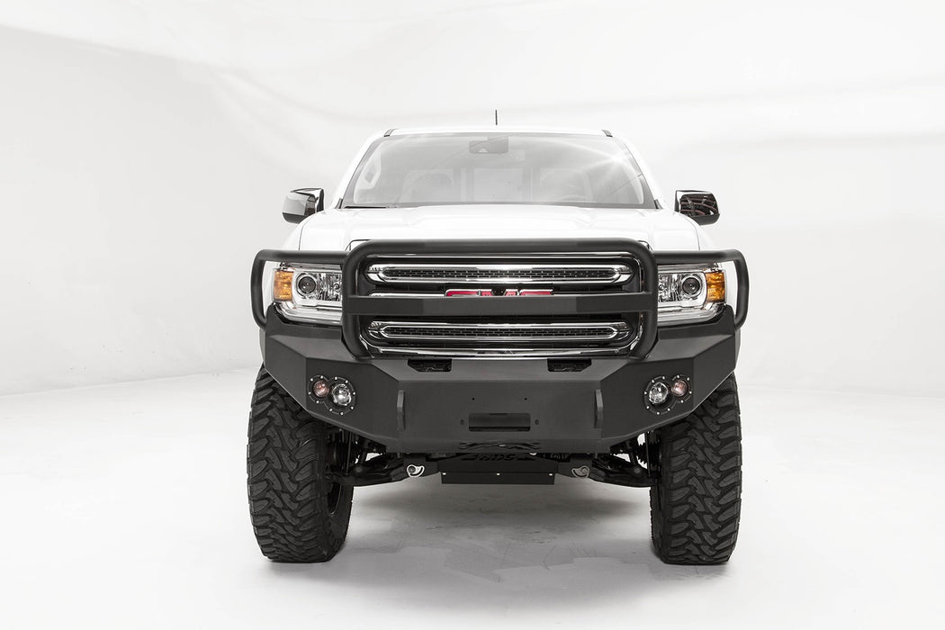 Fab Fours GC15-H3450-1 Premium Winch Front Bumper; 2 Stage Black Powder Coated; w/Full Guard; - Truck Part Superstore