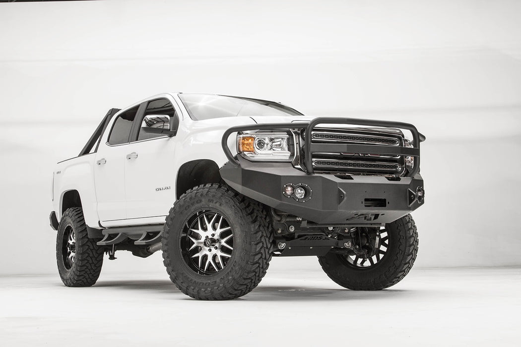 Fab Fours GC15-H3450-B Premium Winch Front Bumper; Uncoated/Paintable; w/Full Guard; [AWSL]; - Truck Part Superstore