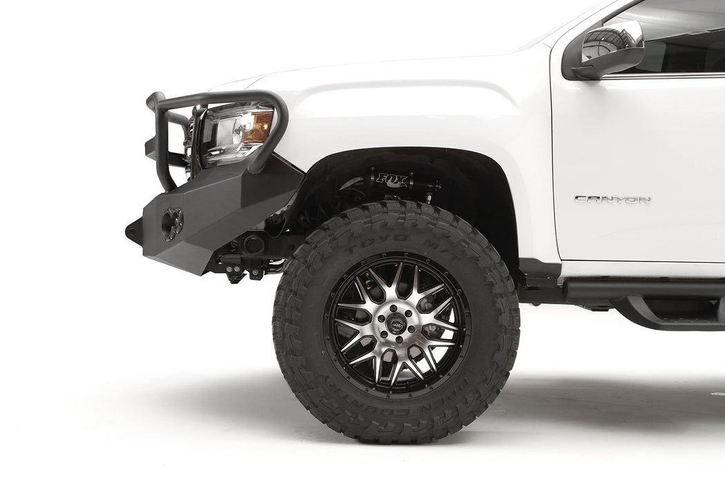 Fab Fours GC15-H3450-1 Premium Winch Front Bumper; 2 Stage Black Powder Coated; w/Full Guard; - Truck Part Superstore