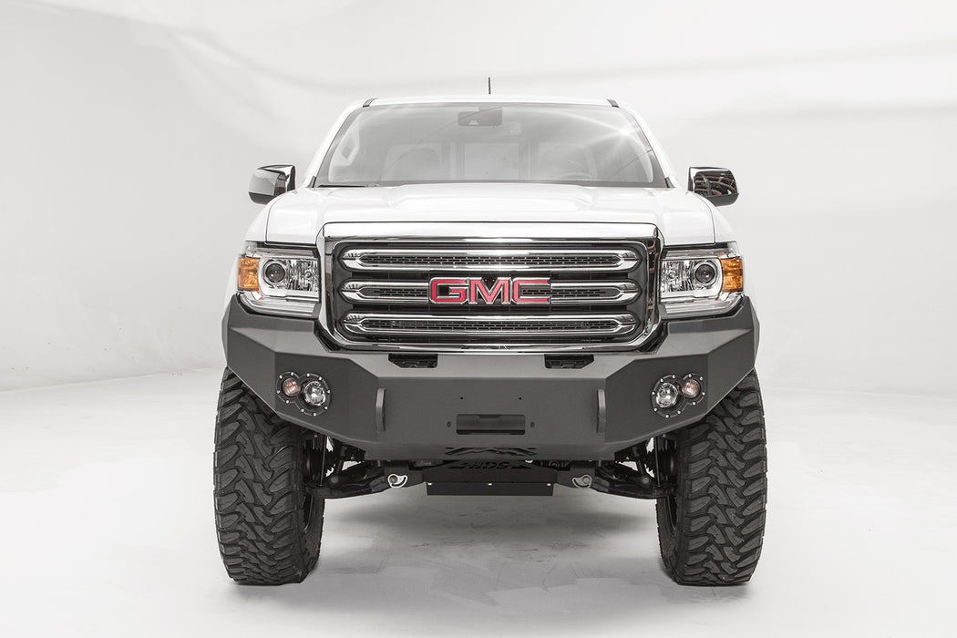 Fab Fours GC15-H3451-1 Premium Winch Front Bumper; 2 Stage Black Powder Coated; w/No Guard; - Truck Part Superstore