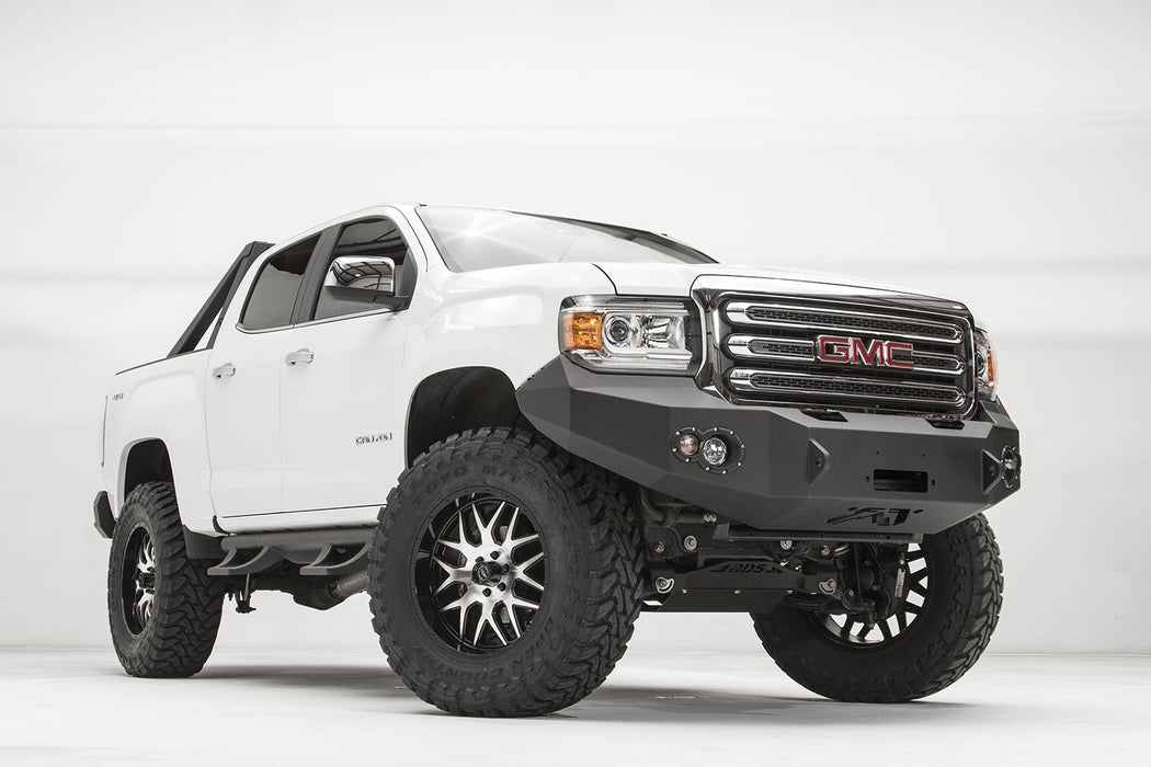 Fab Fours GC15-H3451-1 Premium Winch Front Bumper; 2 Stage Black Powder Coated; w/No Guard; - Truck Part Superstore