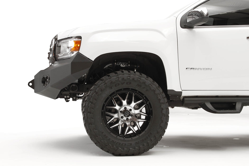 Fab Fours GC15-H3451-1 Premium Winch Front Bumper; 2 Stage Black Powder Coated; w/No Guard; - Truck Part Superstore