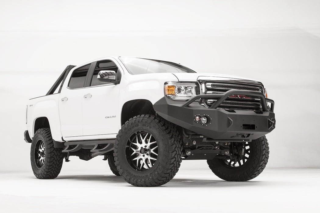 Fab Fours GC15-H3452-B Premium Winch Front Bumper; Uncoated/Paintable; w/Pre-Runner Guard; [AWSL]; - Truck Part Superstore