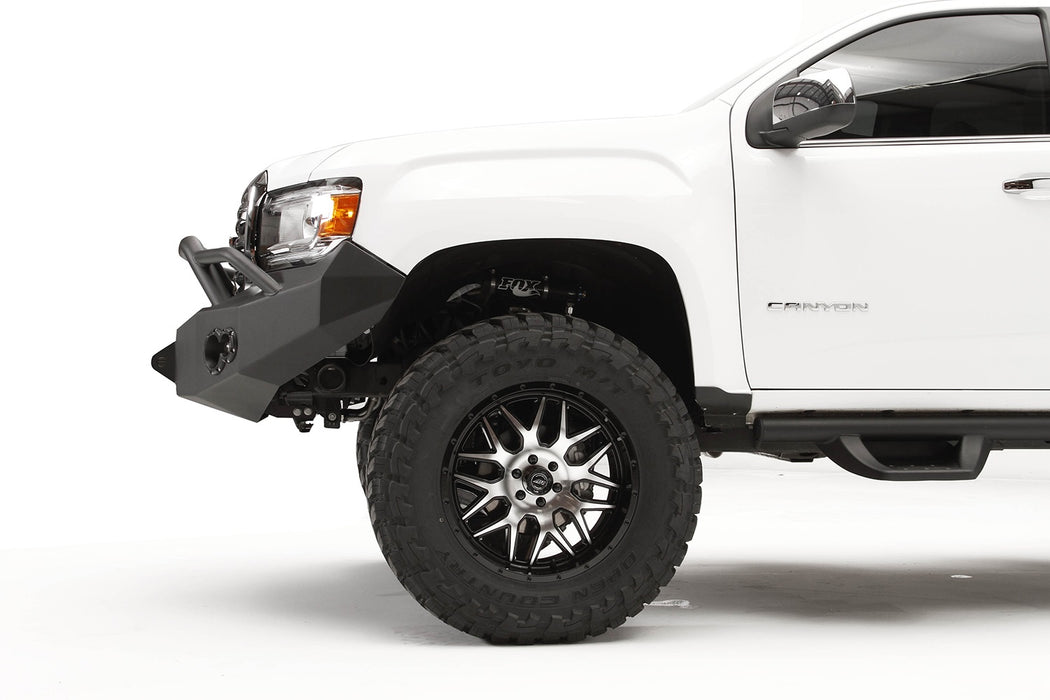 Fab Fours GC15-H3452-B Premium Winch Front Bumper; Uncoated/Paintable; w/Pre-Runner Guard; [AWSL]; - Truck Part Superstore