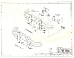 Ranch Hand GGC011BL1 Legend Series Grille Guard; Retains Factory Tow Hook; - Truck Part Superstore