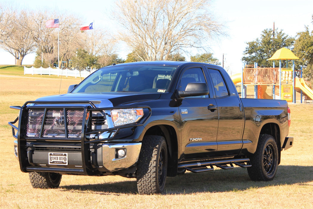 Ranch Hand GGT14HBL1 Legend Series Grille Guard; Retains Factory Tow Hook; - Truck Part Superstore