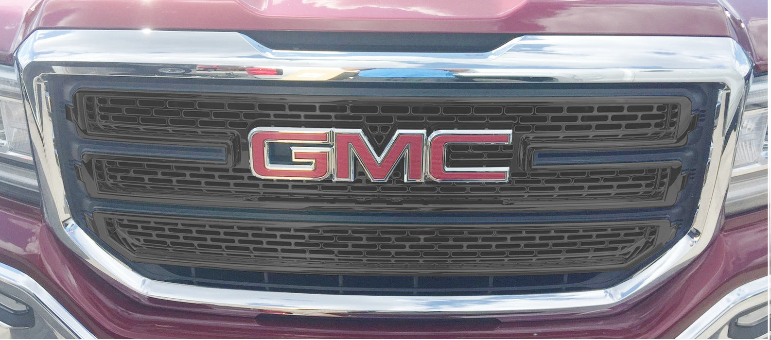 Coast To Coast IWCGI141BLK Grill Overlay; Mesh; Painted; Gloss Black; ABS Plastic - Truck Part Superstore