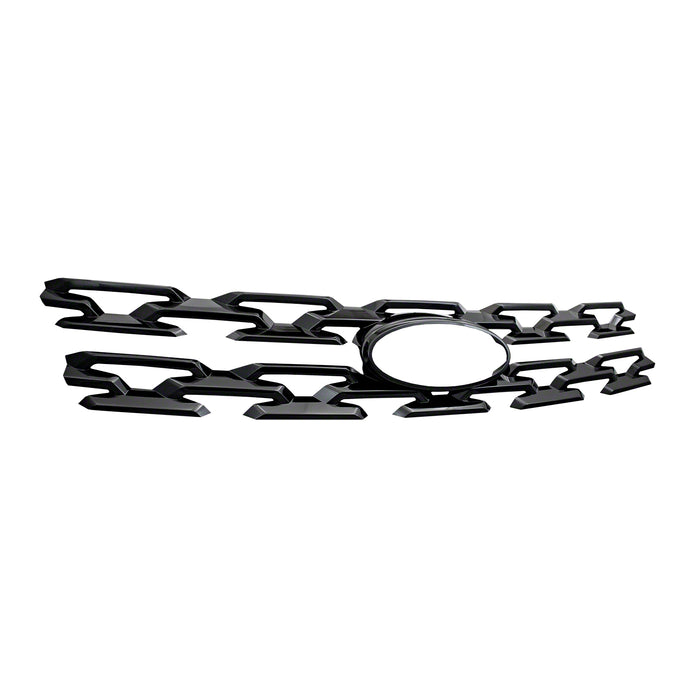 Coast To Coast IWCGI159BLK Overlay; Mesh Style; 2 Piece; Gloss Black; ABS Plastic - Truck Part Superstore