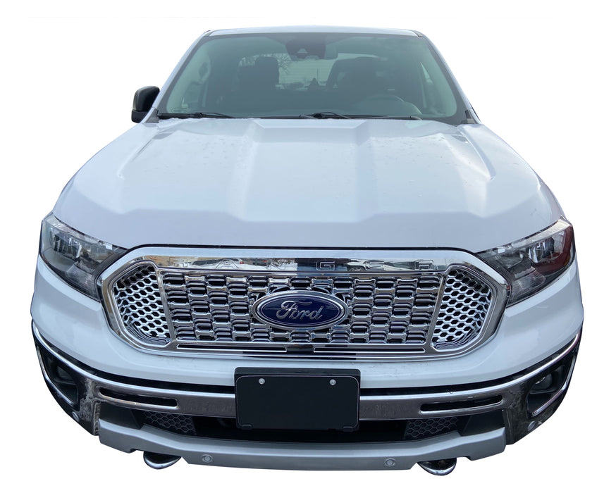 Coast To Coast IWCGI169 Grill Overlay; Mesh OEM Look; Chrome Plated; Chrome; ABS Plastic - Truck Part Superstore