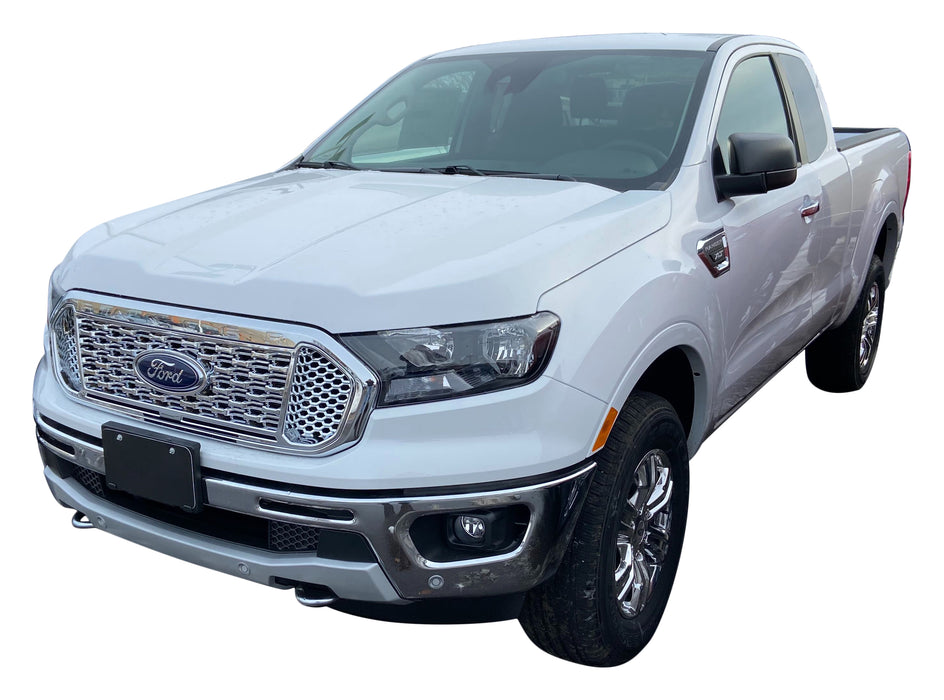 Coast To Coast IWCGI169 Grill Overlay; Mesh OEM Look; Chrome Plated; Chrome; ABS Plastic - Truck Part Superstore